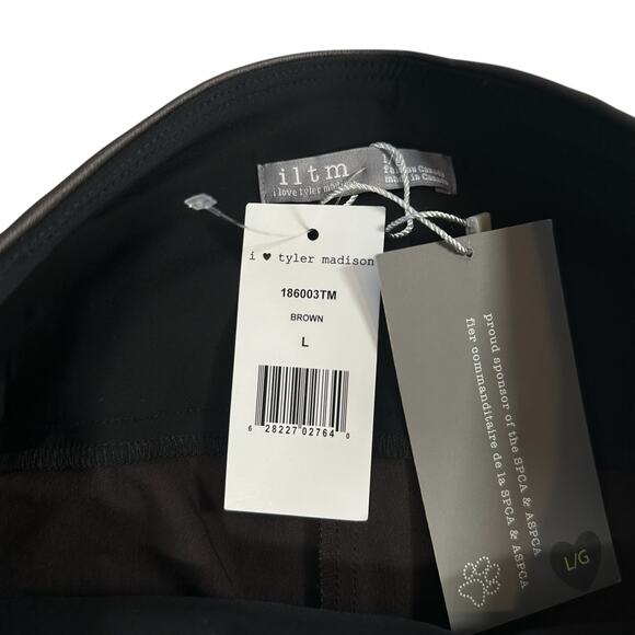 I Love Tyler Madison Brown Leggings Pants Size L - Picture 5 of 6